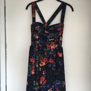 Anthropologie 'HD in Paris' Floral Corduroy Dress